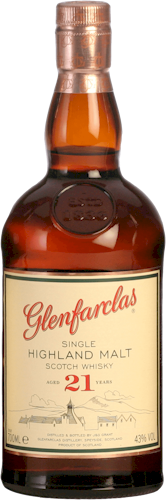 Glenfarclas Malt Scotch Whisky 21 Years 700ml