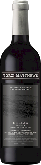 Torzi Matthews 1920 Single Vineyard Shiraz