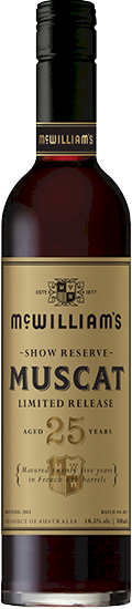 McWilliams Show Reserve 25 Years Muscat 500ml