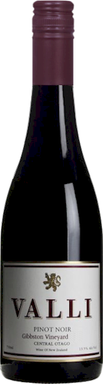 Valli Gibbston Vineyard Pinot Noir 375ml